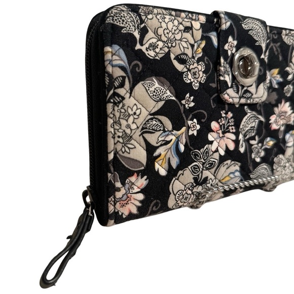 Vera Bradley Turn-Lock Large Wallet, RFID Protection, Holland Garden, Floral EUC - Picture 6 of 13